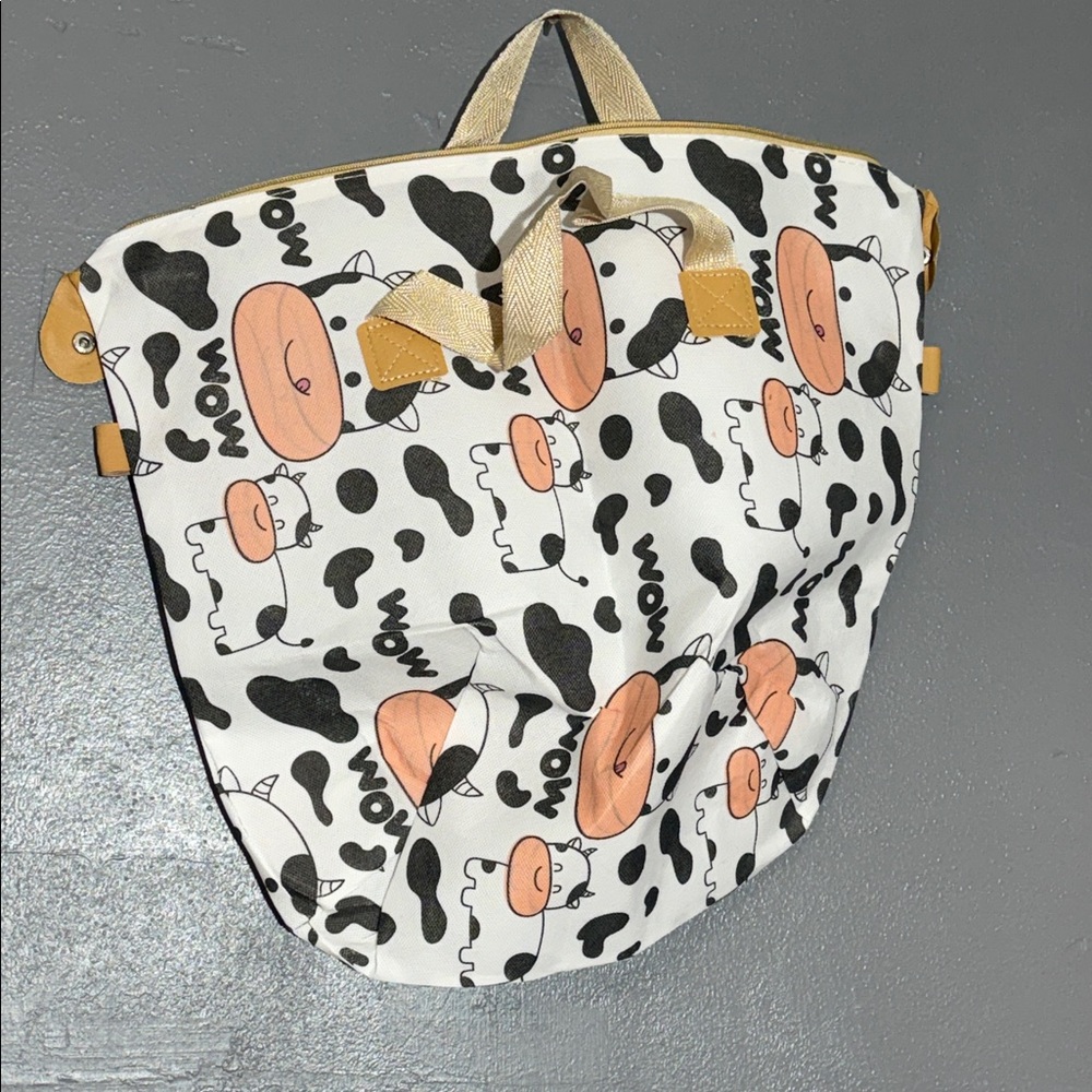 Cute Cow Print Tote Bag